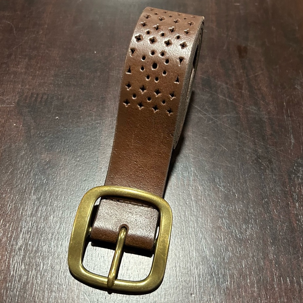 Vintage Leather Belt J Crew
